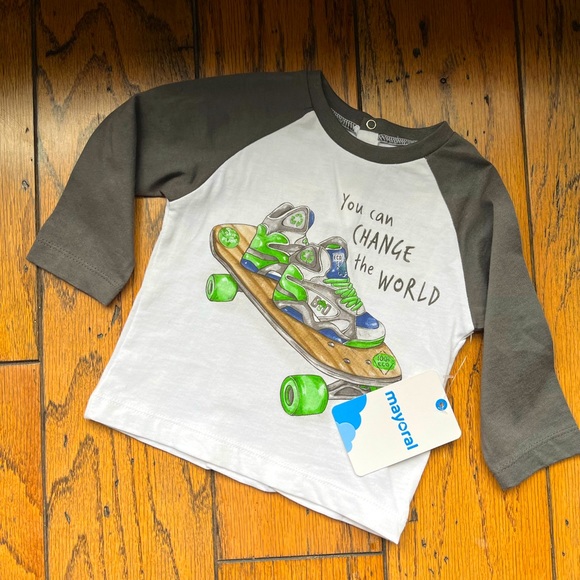 Baby boy 6 month long sleeve t-shirt - Picture 1 of 1